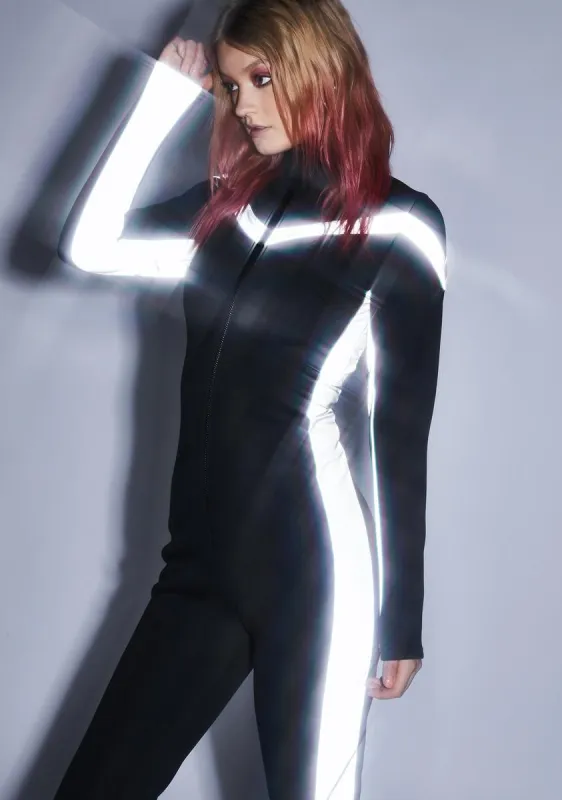 Ultrasonic Apex Reflective Catsuit sold by Dolls Kill