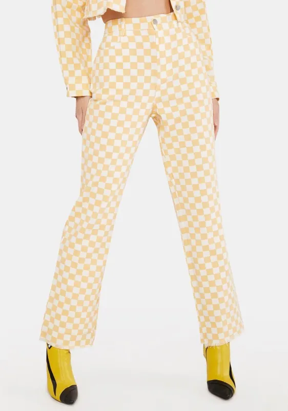 Where I'm At Checkered Pants sold by Dolls Kill