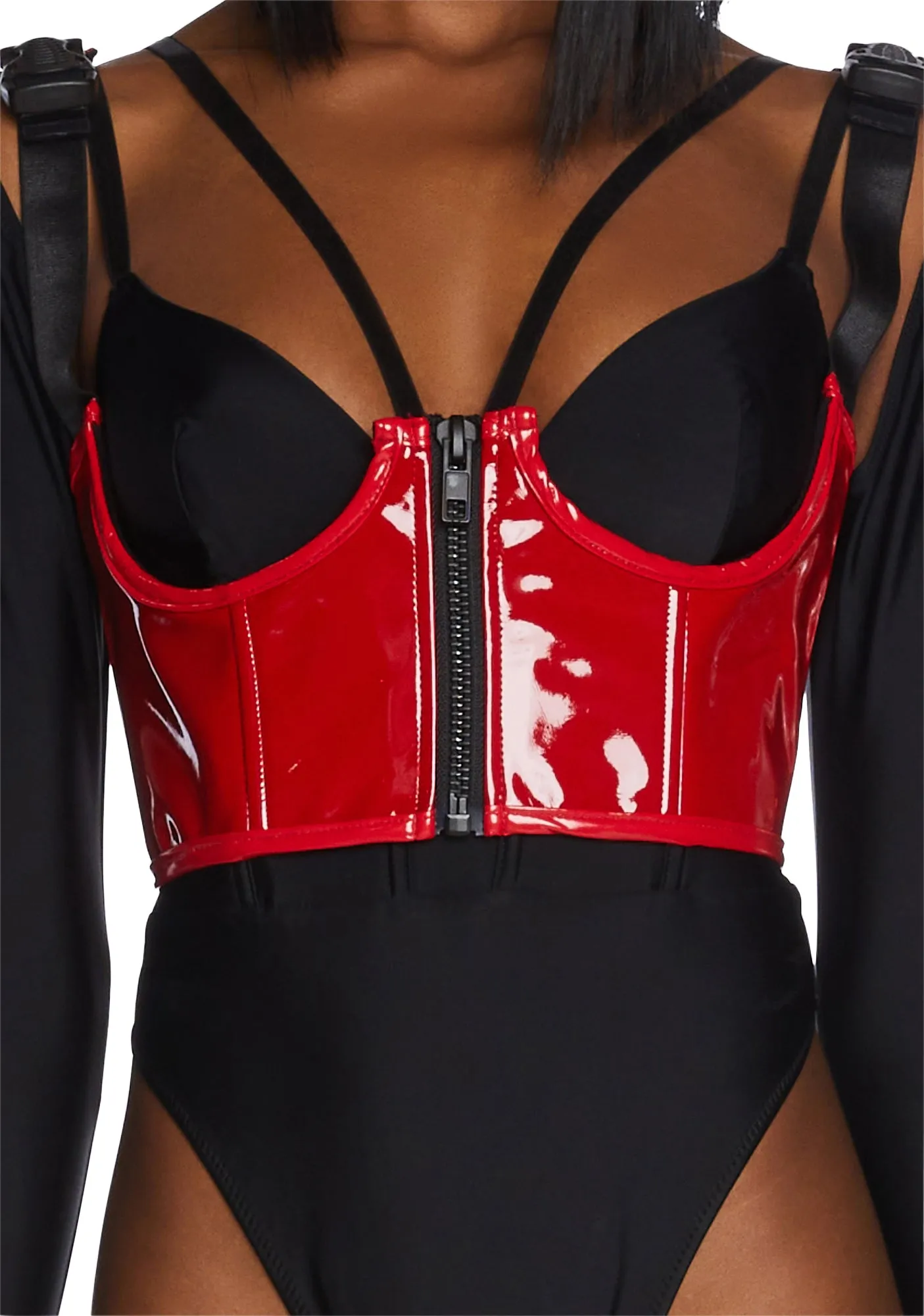 My Type Underbust Corset- Red sold by Dolls Kill product image thumbnail 5