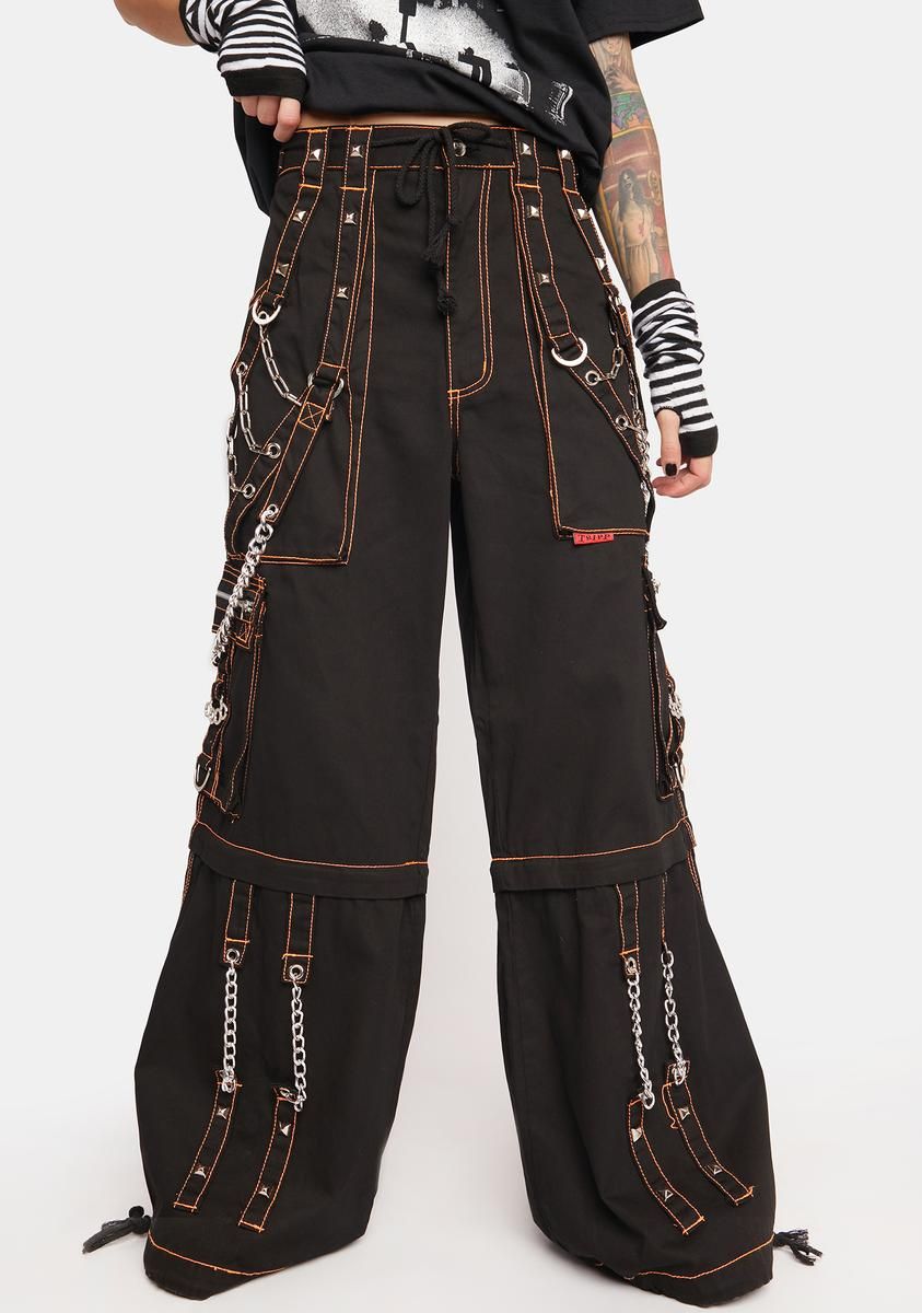 Metal Wide Leg Pants sold by Dolls Kill