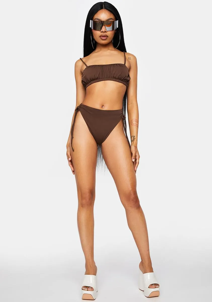 Chocolate Carter Bikini Bottoms sold by Dolls Kill product image thumbnail 3