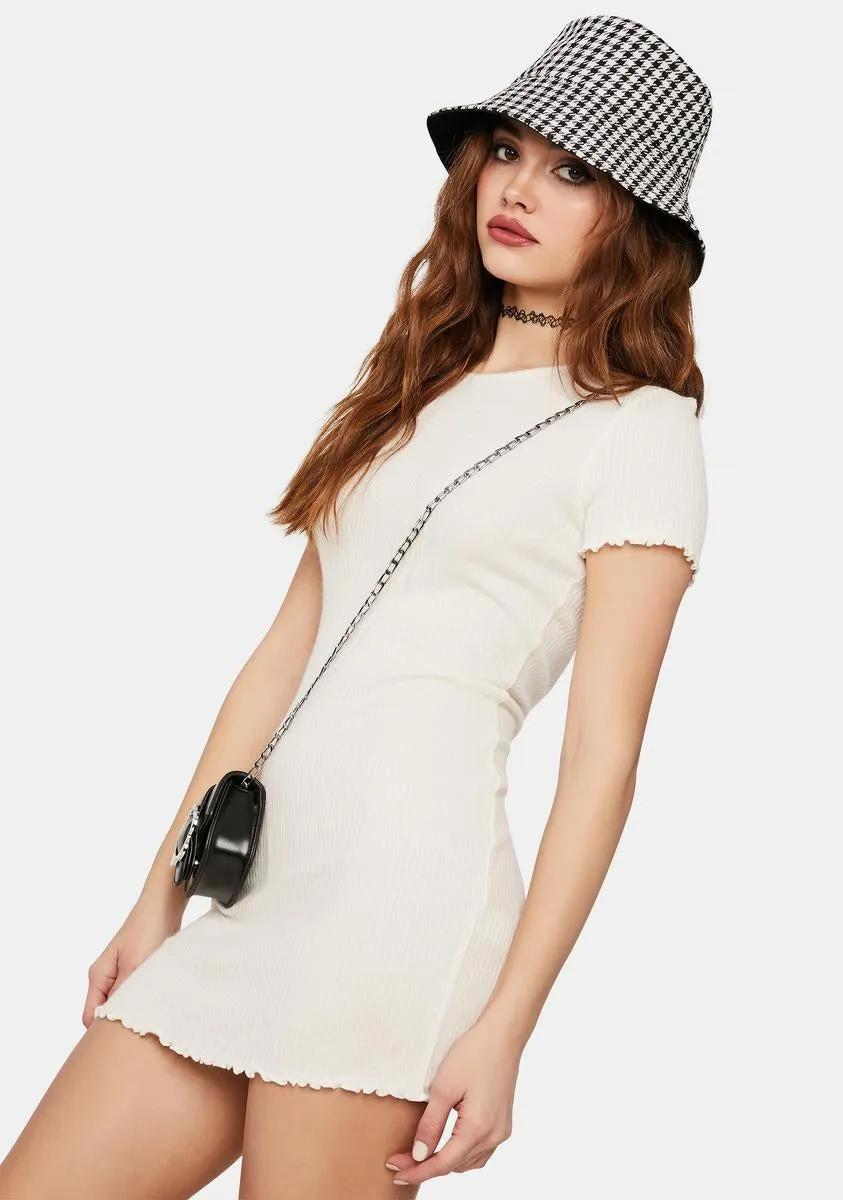 Bone Don't U Want Me Lettuce Hem Bodycon Dress sold by Dolls Kill product image thumbnail 2