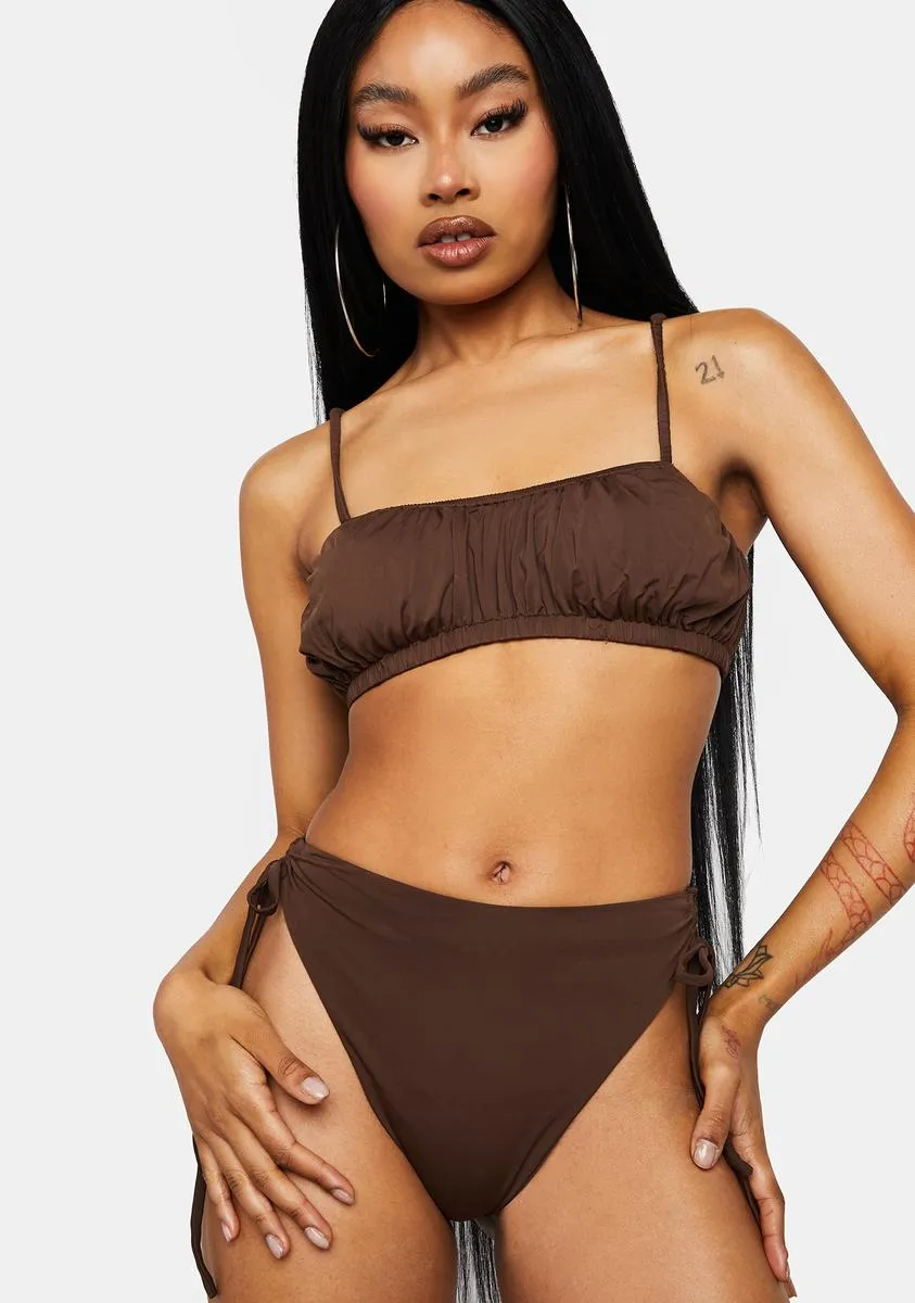 Chocolate Carter Bikini Bottoms sold by Dolls Kill product image thumbnail 2