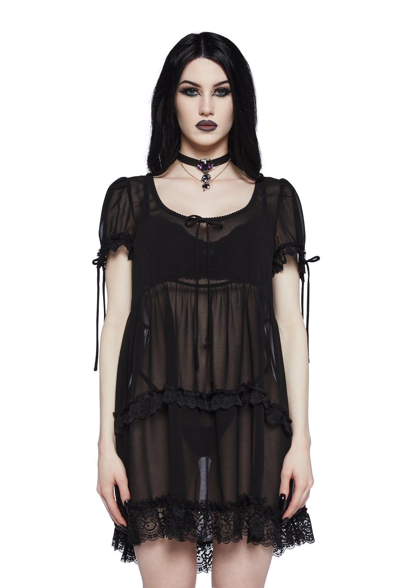 Loves Moonlight Babydoll Dress sold by Dolls Kill
