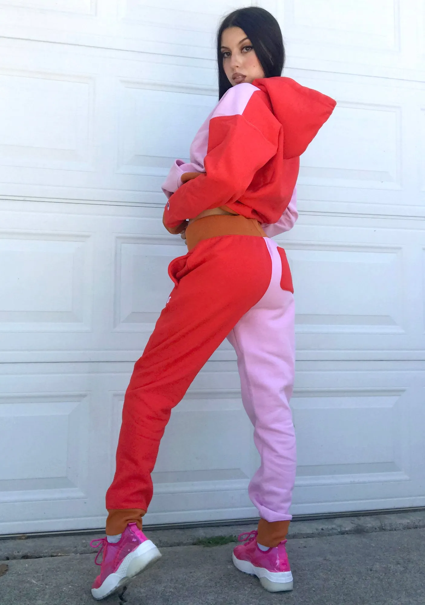 Reverse Weave Colorblock Joggers sold by Dolls Kill product image thumbnail 3