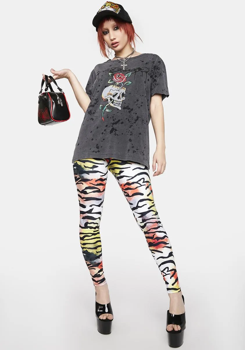 Charcoal Splatter Graphic Tee sold by Dolls Kill product image thumbnail 3
