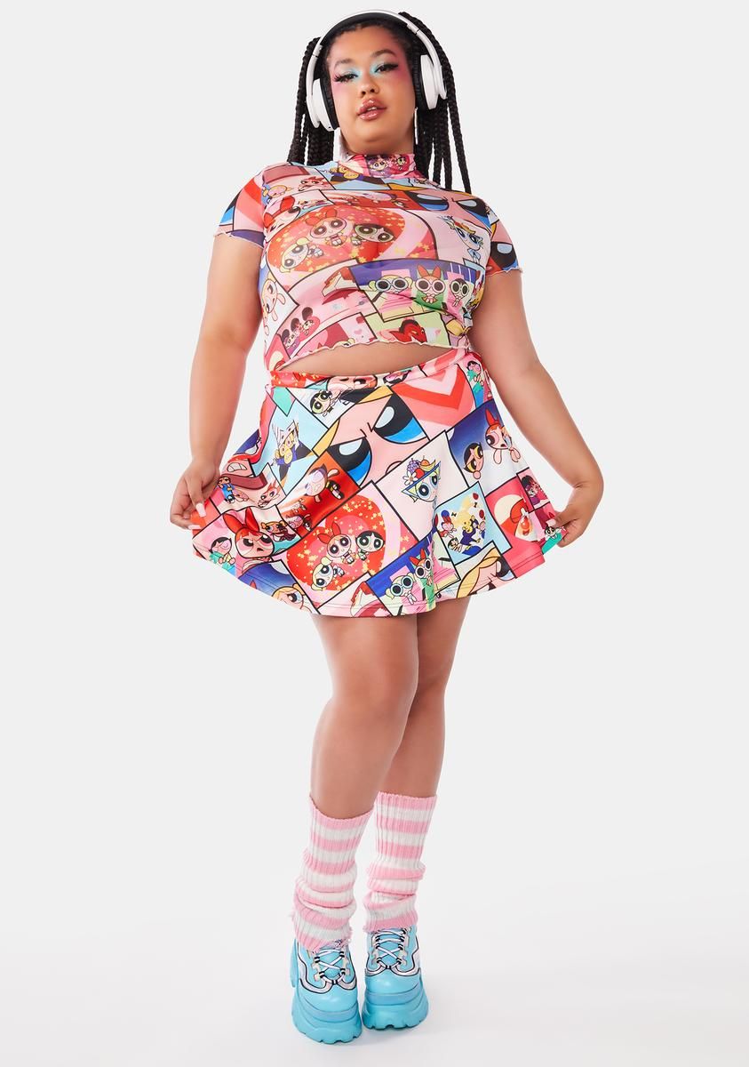 Plus Power Of Three Crop Top sold by Dolls Kill product image thumbnail 3