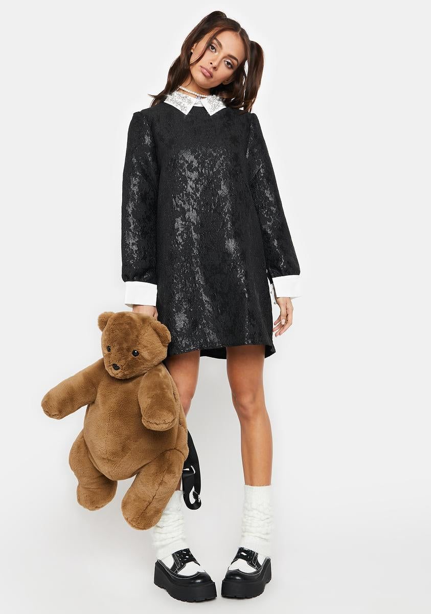 Figure Jacquard Mini Dress sold by Dolls Kill product image thumbnail 3