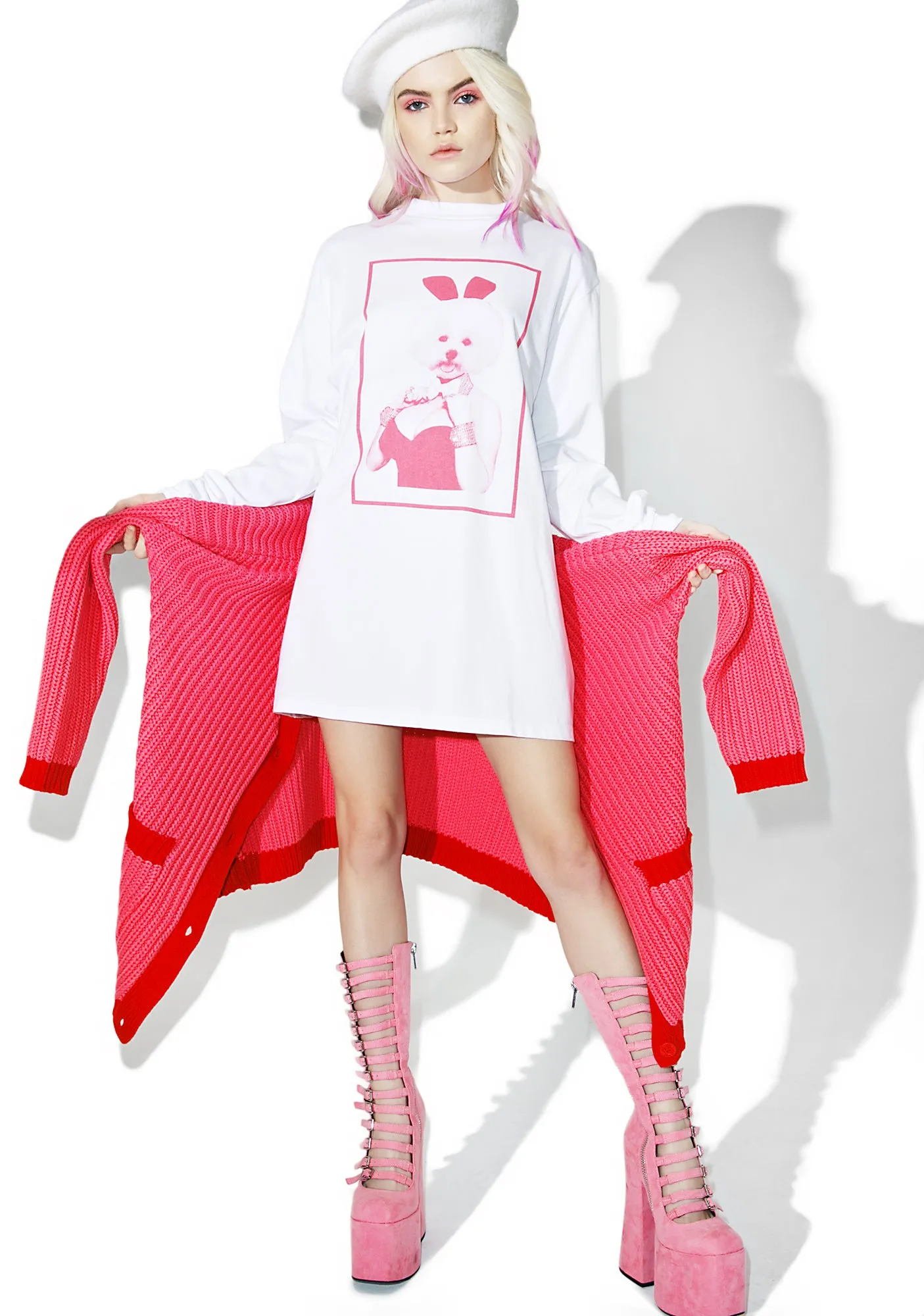 Dolly Dog Long Sleeve Tee sold by Dolls Kill product image thumbnail 4