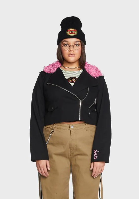 Plus Fashion Club VP Moto Jacket sold by Dolls Kill