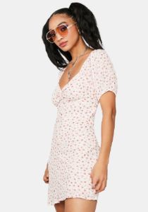 Blush Chase This Feeling Mini Dress sold by Dolls Kill