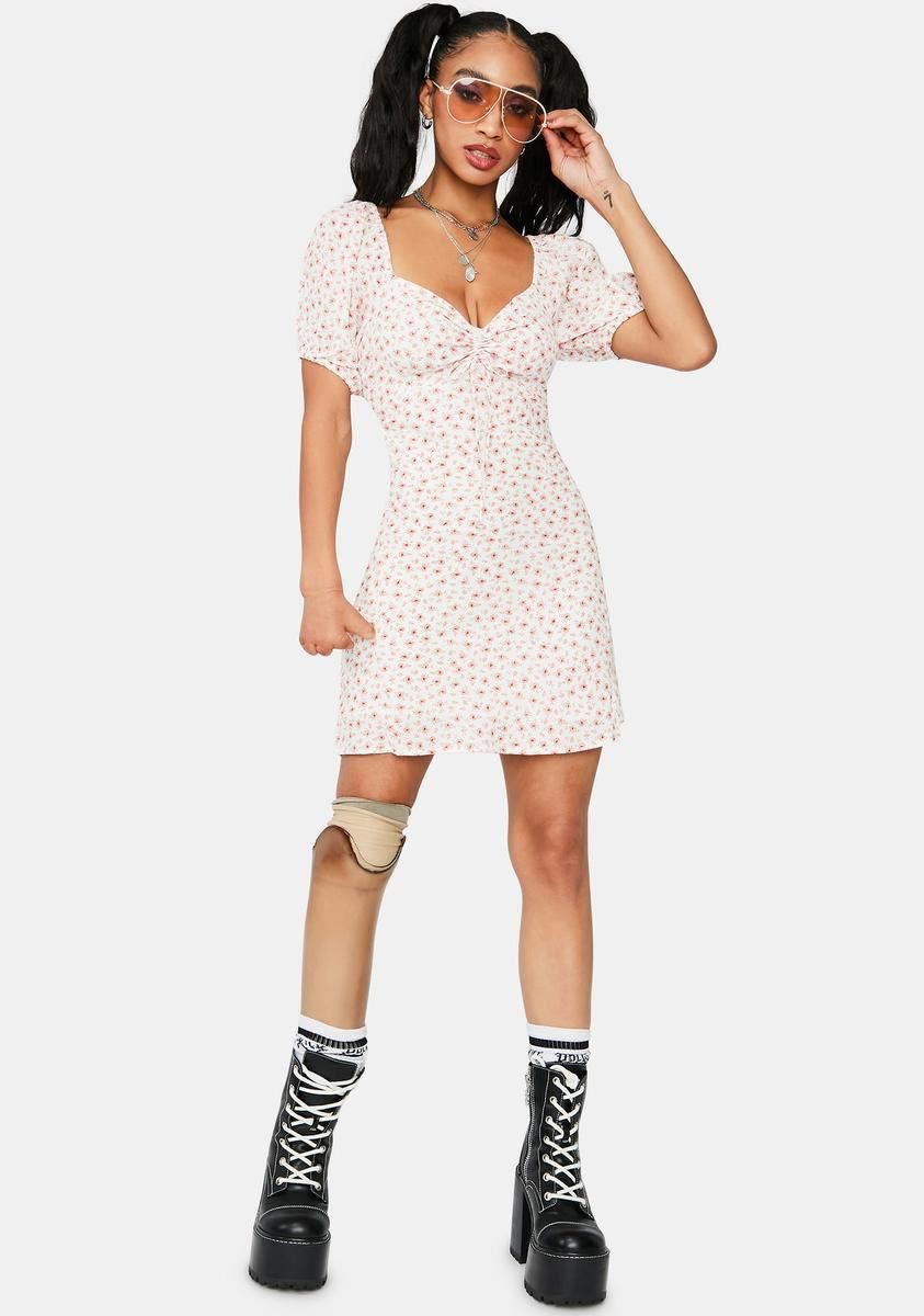 Blush Chase This Feeling Mini Dress sold by Dolls Kill product image thumbnail 3