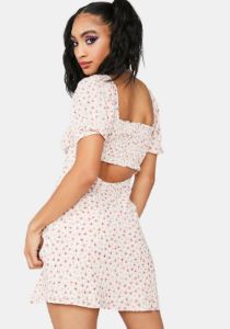 Blush Chase This Feeling Mini Dress sold by Dolls Kill
