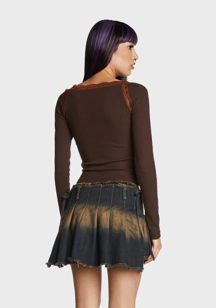 Study Hall Long Sleeve Top sold by Dolls Kill product image thumbnail 4