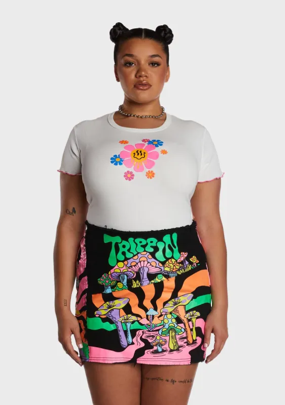 Plus Dreaming Aloud Baby Tee sold by Dolls Kill