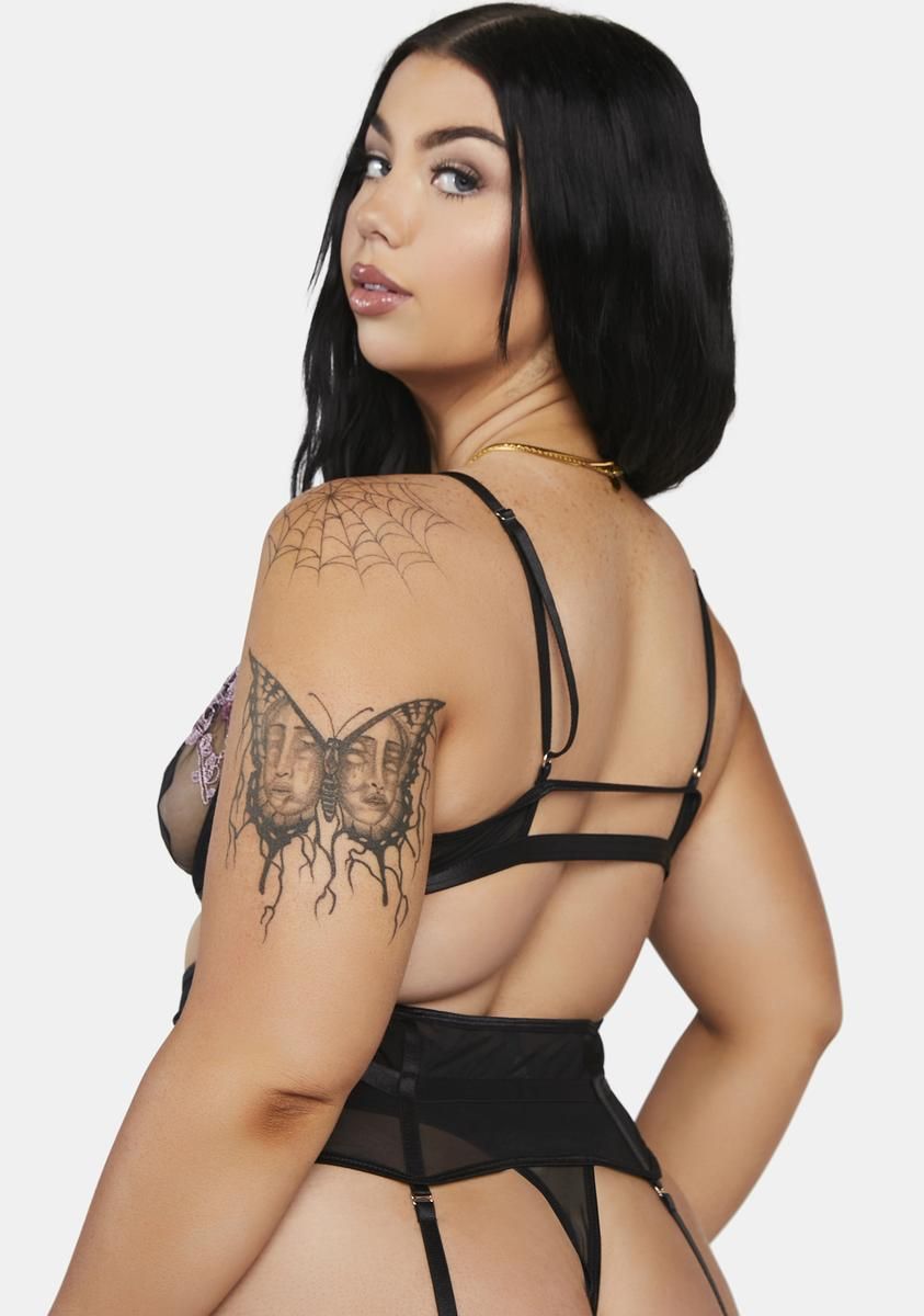 Plus Sultry Charmer 3-Piece Floral Set sold by Dolls Kill product image thumbnail 3