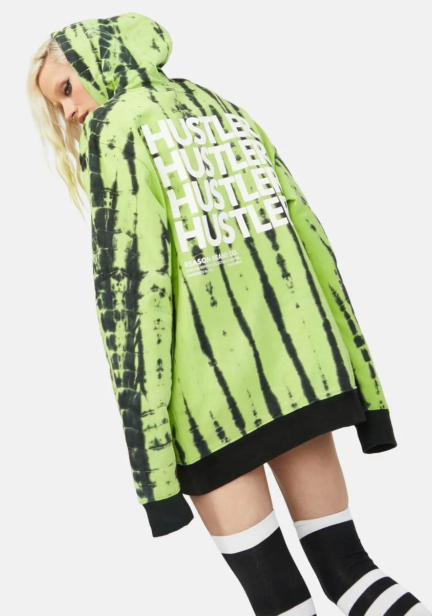 x Hustler Tie Dye Sway Hoodie sold by Dolls Kill product image thumbnail 4