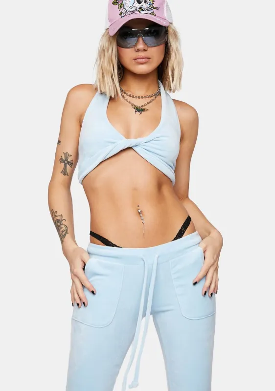 Sky Billboard Beauty Velour Set sold by Dolls Kill