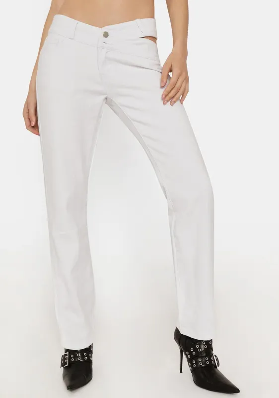 Rough Around The Edges Denim Pants sold by Dolls Kill