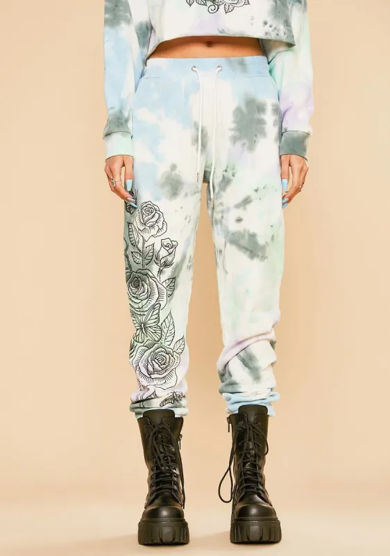 Lust For Wonder Tie Dye Sweatpants sold by Dolls Kill