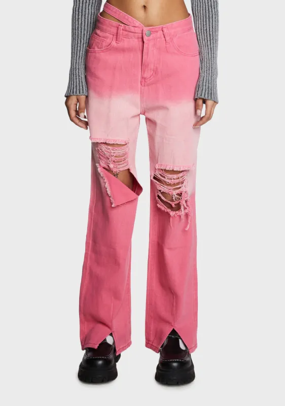 Bad Habits Distressed Jeans sold by Dolls Kill
