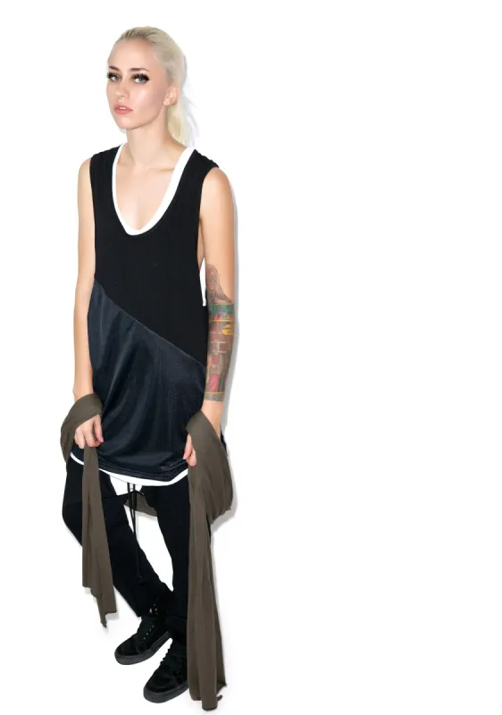 The Mason Long Tank Top sold by Dolls Kill