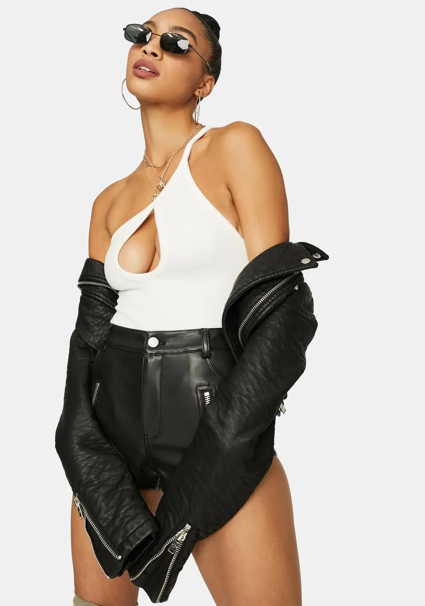 Focused Love One Shoulder Keyhole Chest Bodysuit sold by Dolls Kill product image thumbnail 2