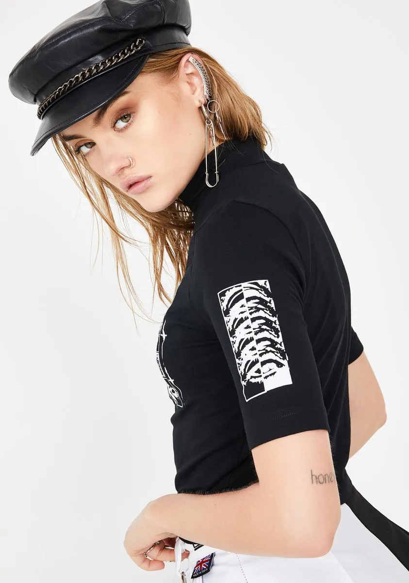 Hila Cropped Tee sold by Dolls Kill product image thumbnail 4