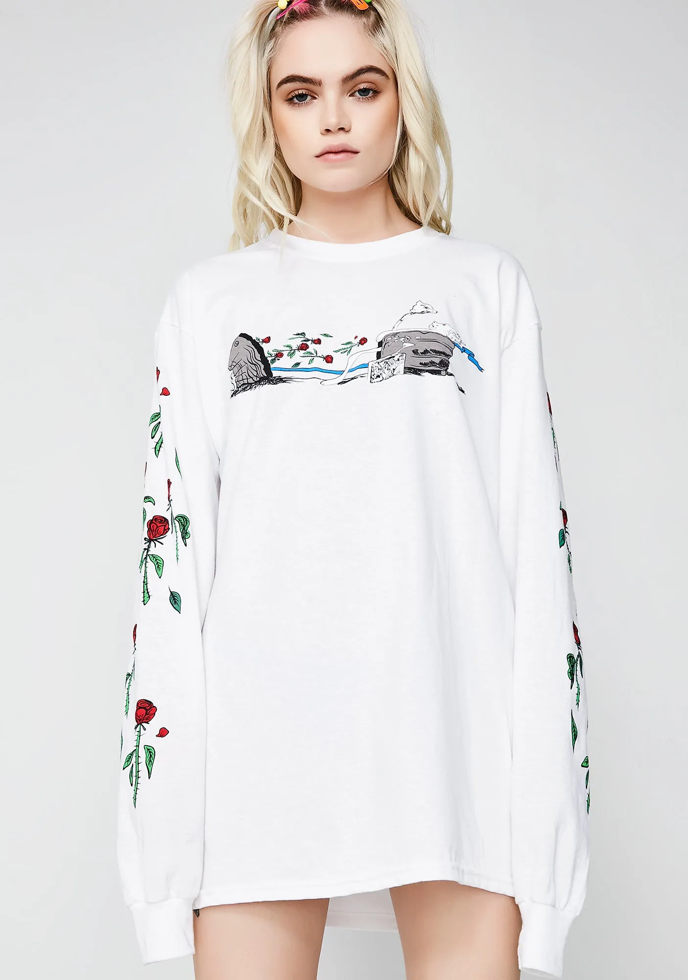 Max Nerm Long Sleeve Tee sold by Dolls Kill