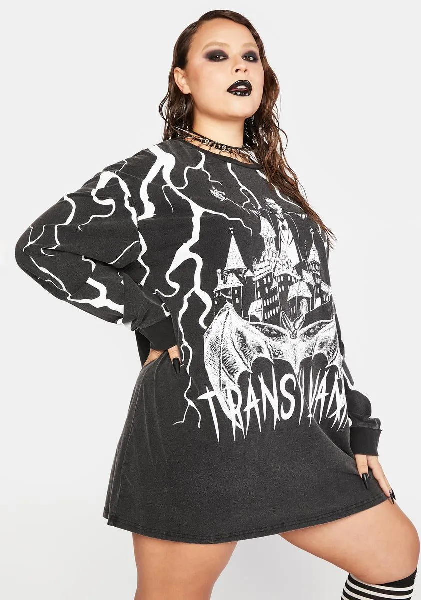 Our Ticket To Fly Long Sleeve Graphic Tee sold by Dolls Kill product image thumbnail 2