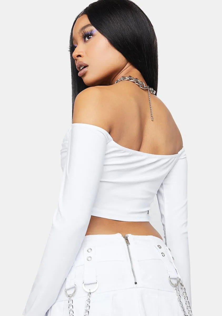 Angel Protect My Soul Crop Top sold by Dolls Kill product image thumbnail 4