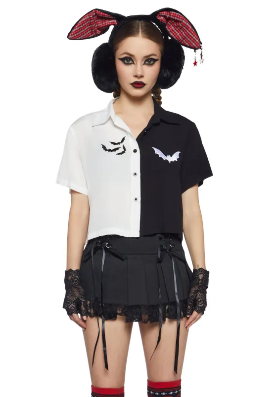 Taking Flight Button Up Shirt sold by Dolls Kill