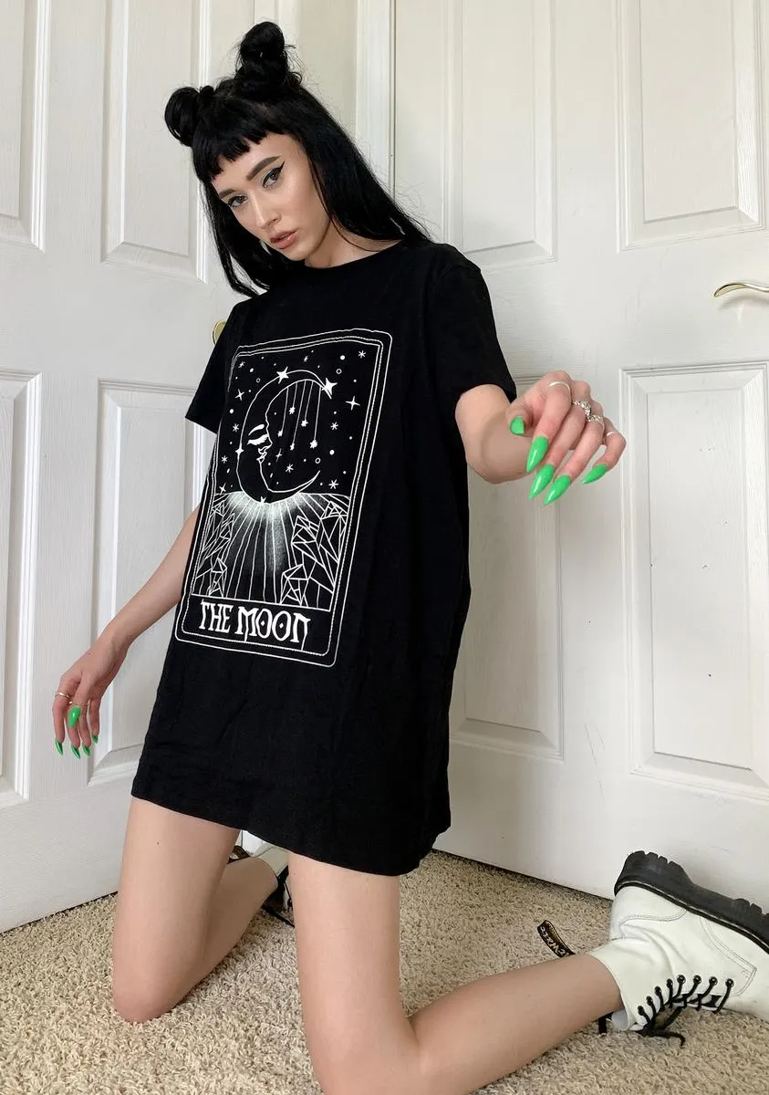 Lunar Guidance Graphic Tee sold by Dolls Kill product image thumbnail 3