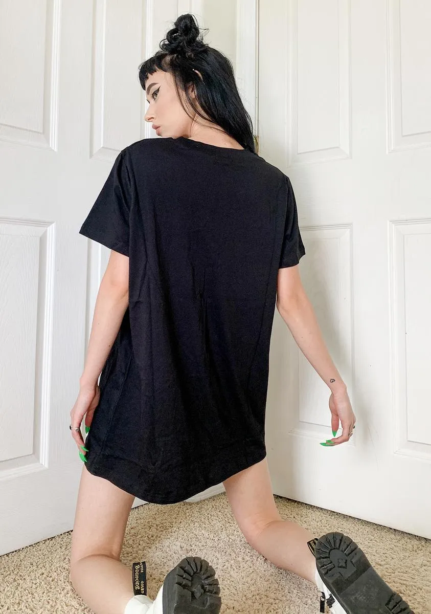 Lunar Guidance Graphic Tee sold by Dolls Kill product image thumbnail 4