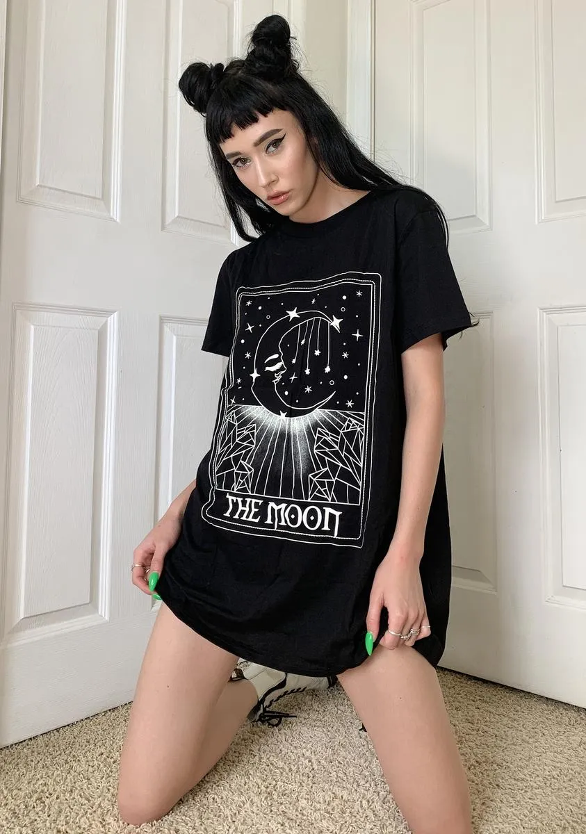 Lunar Guidance Graphic Tee sold by Dolls Kill product image thumbnail 2