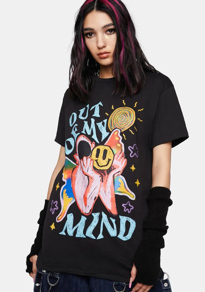 Out Of My Mind Graphic Tee sold by Dolls Kill