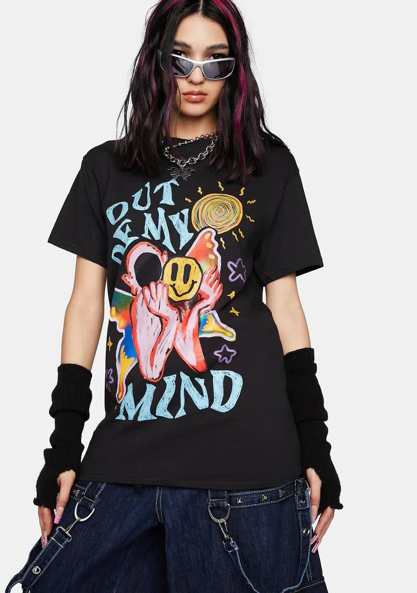 Out Of My Mind Graphic Tee sold by Dolls Kill product image thumbnail 2