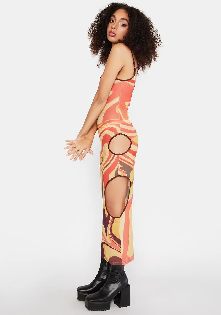 Forward It Swirl Maxi Dress sold by Dolls Kill product image thumbnail 2