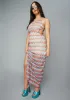 Plus Sunset Splash Crochet Maxi Dress sold by Dolls Kill