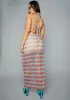 Plus Sunset Splash Crochet Maxi Dress sold by Dolls Kill