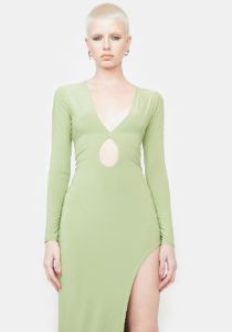 Avocado Offer It All Maxi Dress sold by Dolls Kill