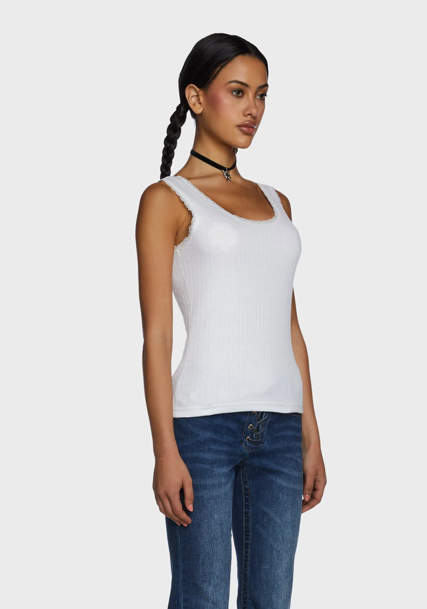 Pointelle Knit Top sold by Dolls Kill product image thumbnail 3
