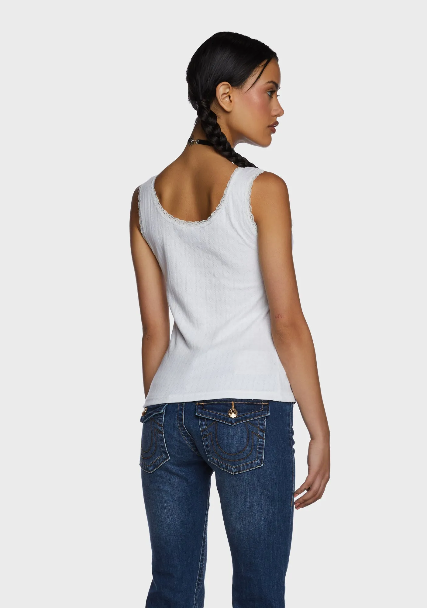 Pointelle Knit Top sold by Dolls Kill product image thumbnail 4