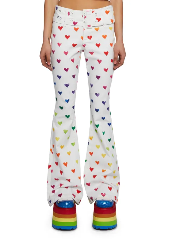 Cheering For You Flare Pants sold by Dolls Kill