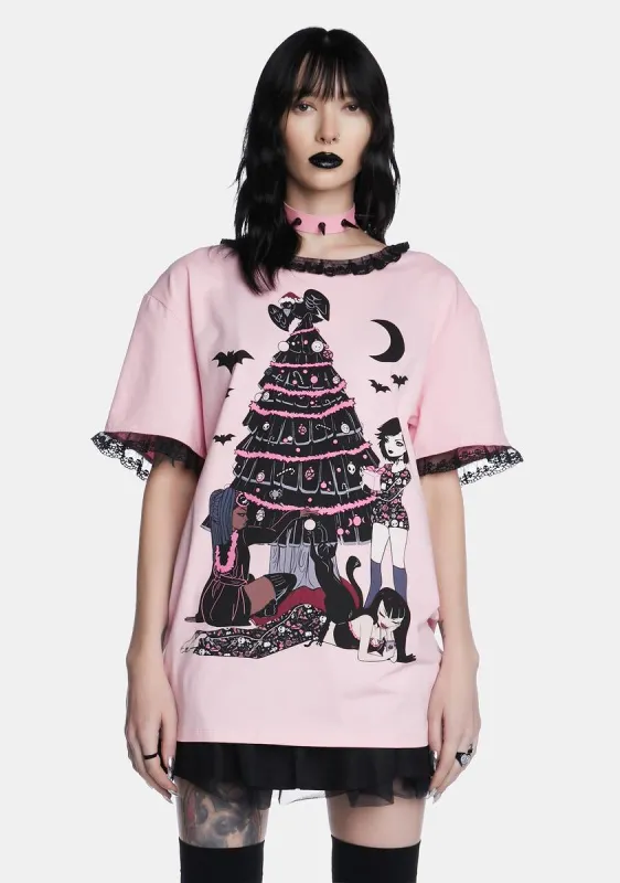 Merry Gothmas Graphic Tee sold by Dolls Kill