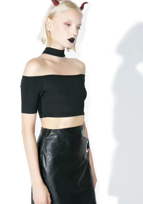 On Display Crop Top sold by Dolls Kill