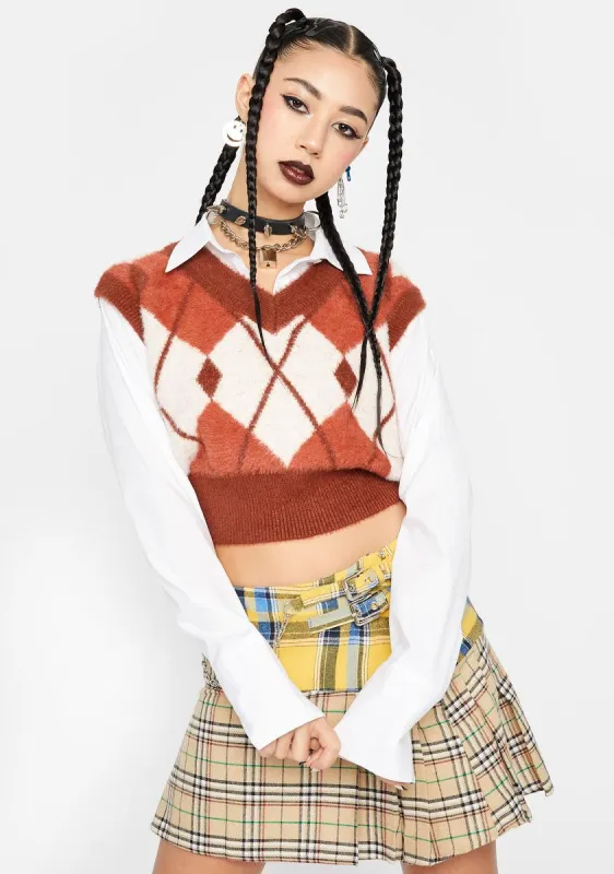 True Knit Sweater Vest sold by Dolls Kill