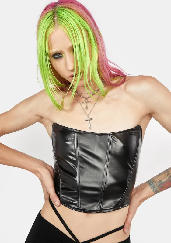 Night A Lotta Hype Tube Top sold by Dolls Kill