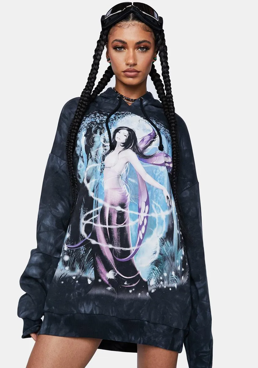 Night Sorcery Oversized Hoodie sold by Dolls Kill product image thumbnail 2