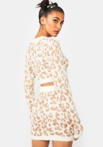 Ivory Name Dropping Skirt Set sold by Dolls Kill